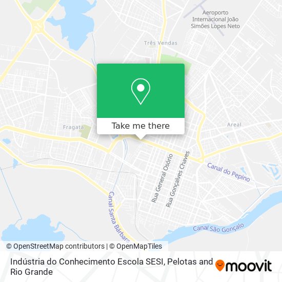 Indústria do Conhecimento Escola SESI map