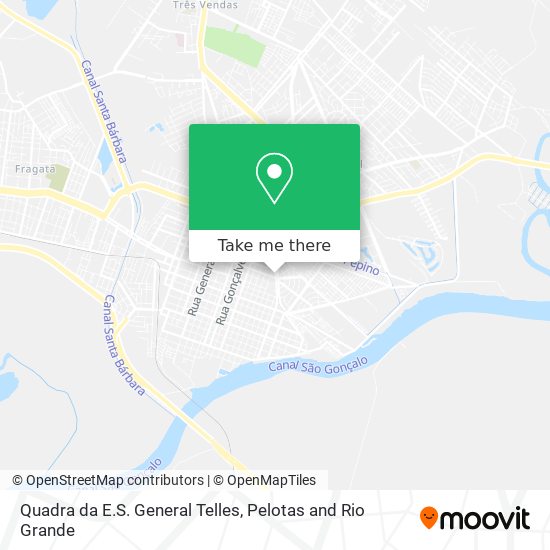 Quadra da E.S. General Telles map