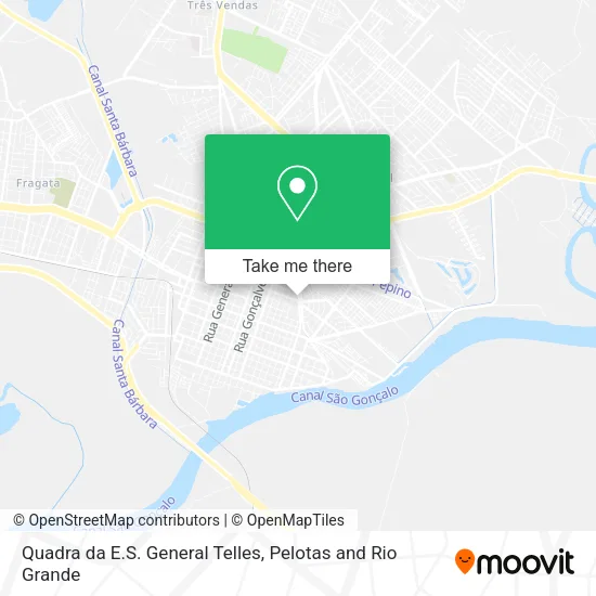 Quadra da E.S. General Telles map