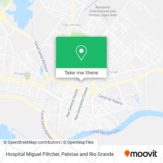 Hospital Miguel Piltcher map