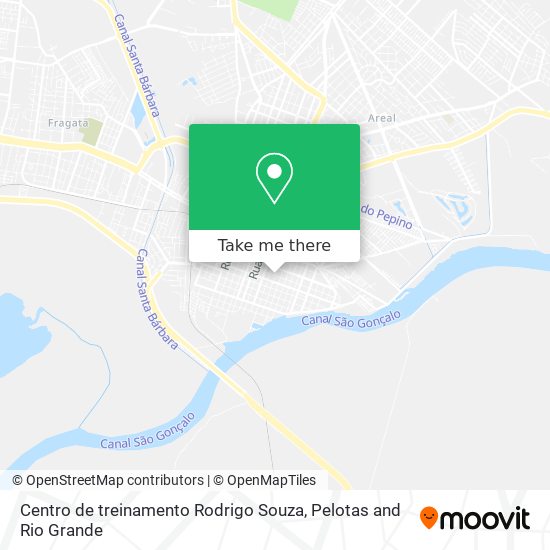Centro de treinamento Rodrigo Souza map