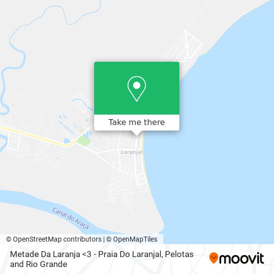 Mapa Metade Da Laranja <3 - Praia Do Laranjal