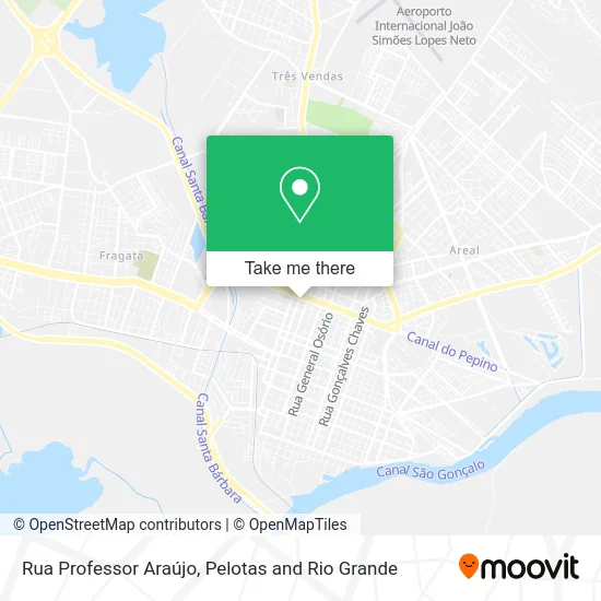 Rua Professor Araújo map