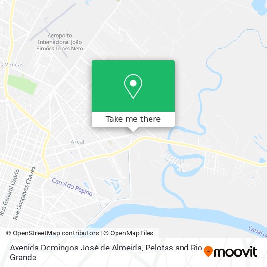 Mapa Avenida Domingos José de Almeida