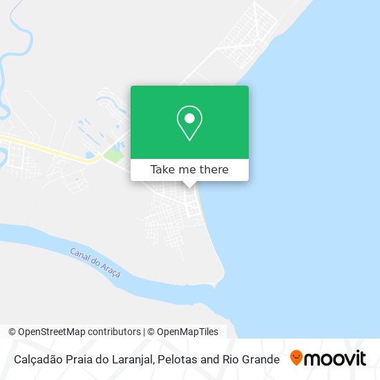 Calçadão Praia do Laranjal map