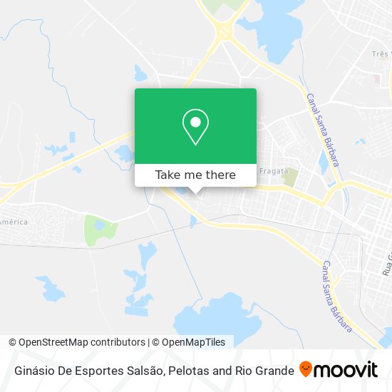 Ginásio De Esportes Salsão map