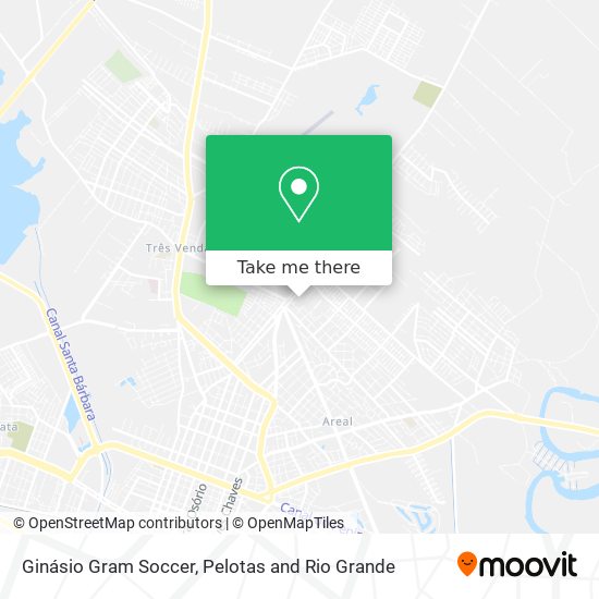 Mapa Ginásio Gram Soccer