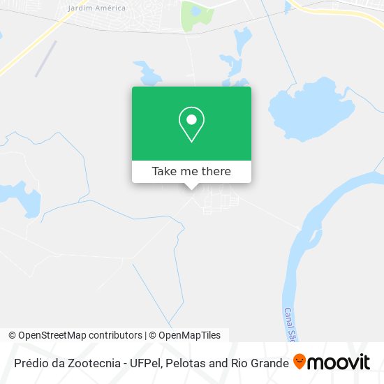Prédio da Zootecnia - UFPel map