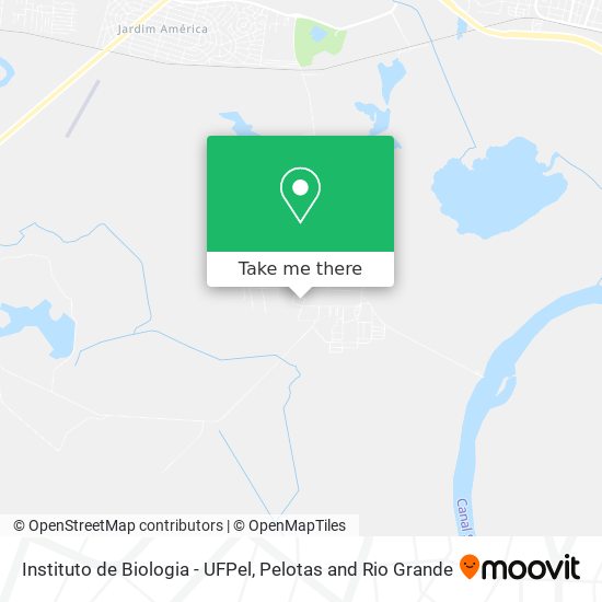 Instituto de Biologia  - UFPel map