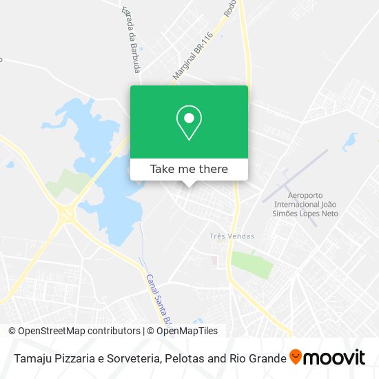 Tamaju Pizzaria e Sorveteria map