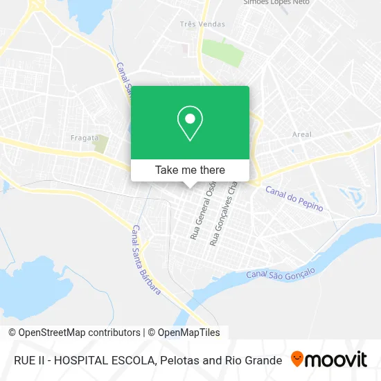 RUE II - HOSPITAL ESCOLA map
