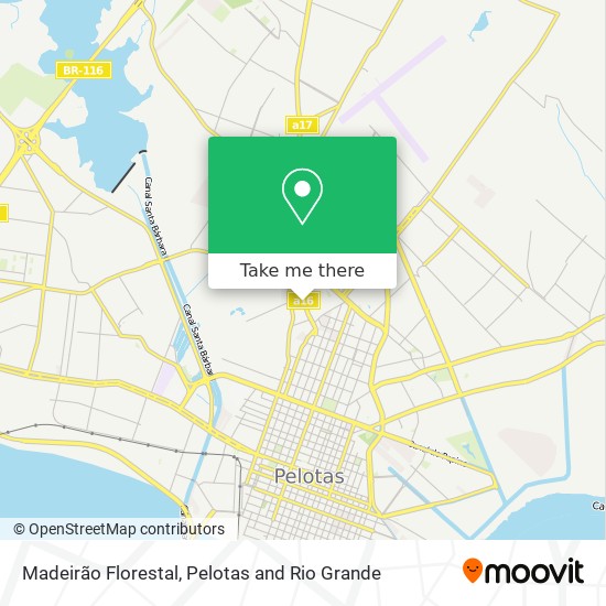Madeirão Florestal map