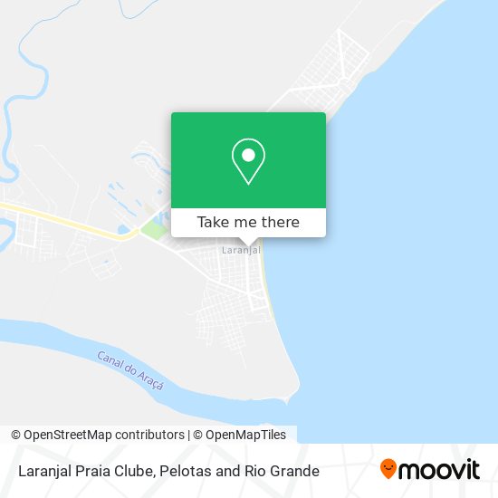 Laranjal Praia Clube map