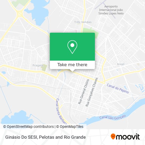 Ginásio Do SESI map