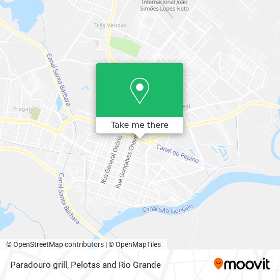 Mapa Paradouro grill