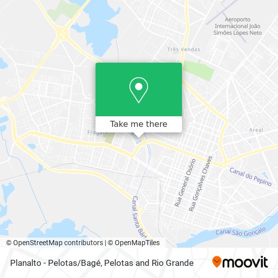 Planalto - Pelotas/Bagé map