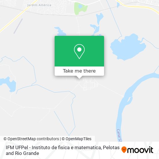 IFM UFPel - Instituto de fisica e matematica map