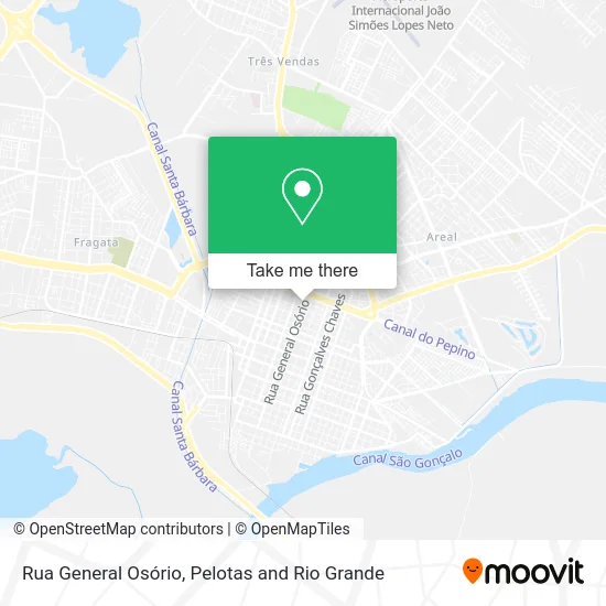 Rua General Osório map