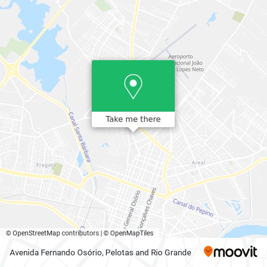 Avenida Fernando Osório map