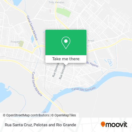 Rua Santa Cruz map