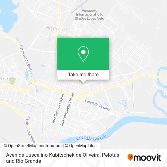 Avenida Juscelino Kubitschek de Oliveira map