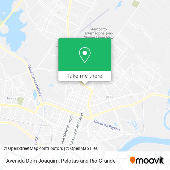 Mapa Avenida Dom Joaquim