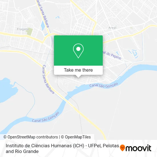 Mapa Instituto de Ciências Humanas (ICH) - UFPel