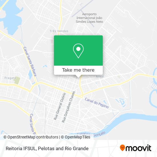 Reitoria IFSUL map