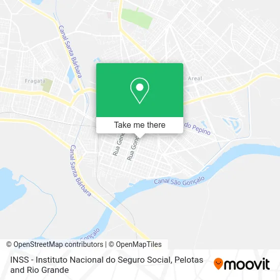 INSS - Instituto Nacional do Seguro Social map