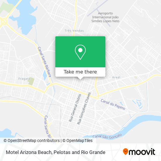 Motel Arizona Beach map