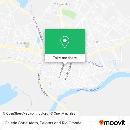 Galeria Satte Alam map