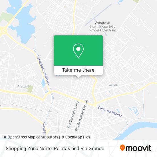 Shopping Zona Norte map