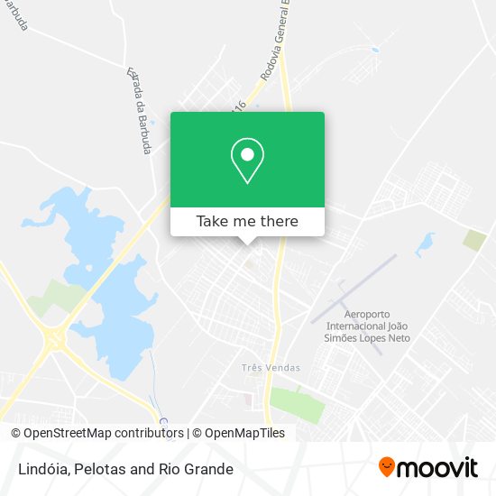 Lindóia map