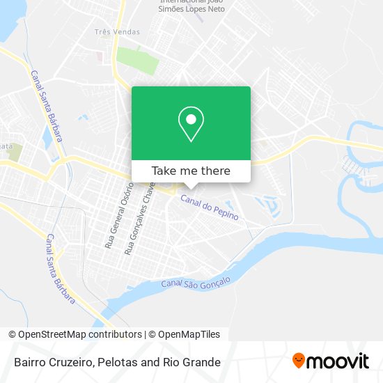 Mapa Bairro Cruzeiro