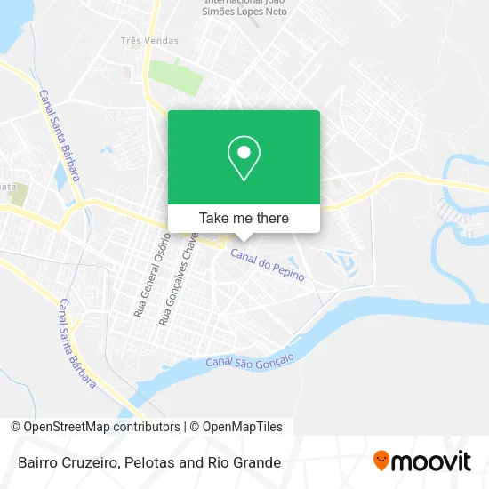 Bairro Cruzeiro map