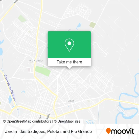 Jardim das tradições map