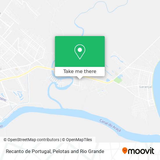 Recanto de Portugal map