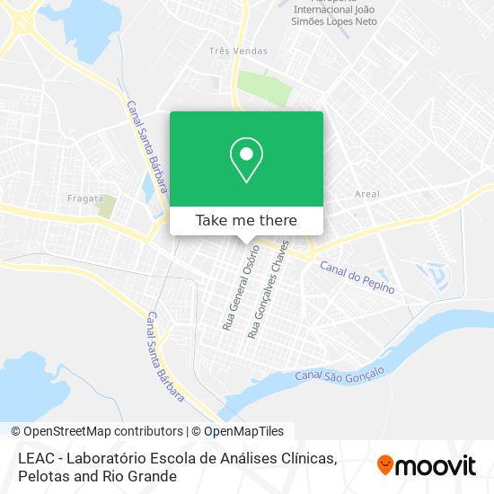 LEAC - Laboratório Escola de Análises Clínicas map