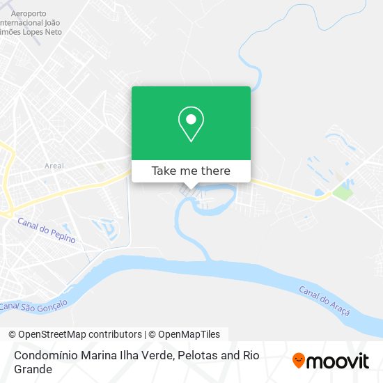 Mapa Condomínio Marina Ilha Verde