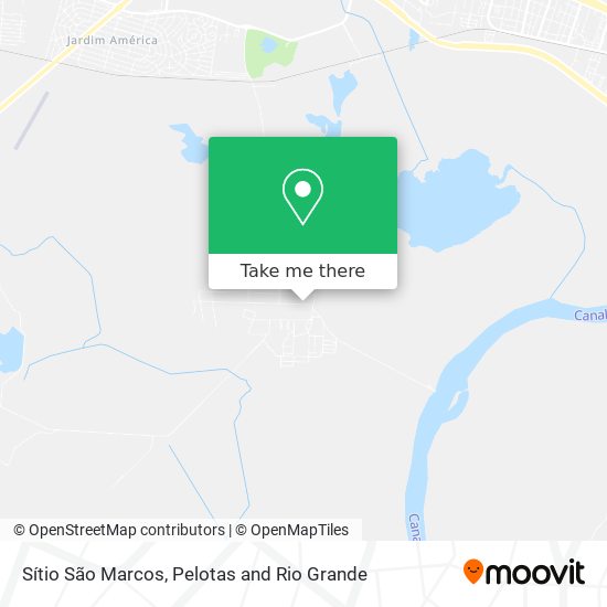 Sítio São Marcos map