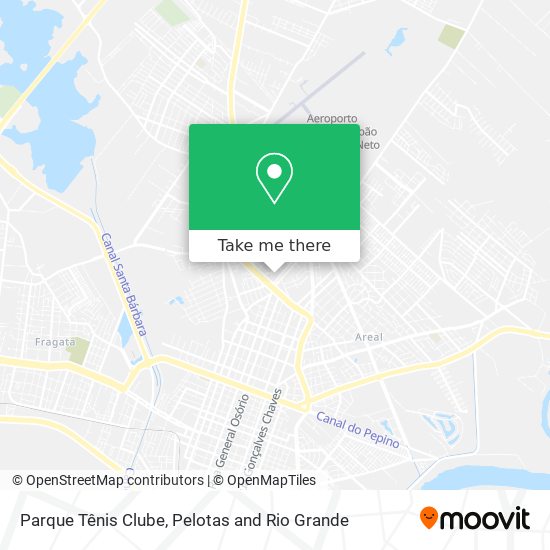 Mapa Parque Tênis Clube