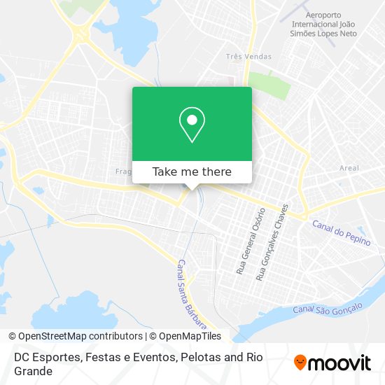 DC Esportes, Festas e Eventos map