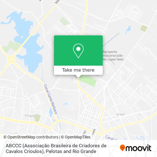 Mapa ABCCC (Associação Brasileira de Criadores de Cavalos Crioulos)