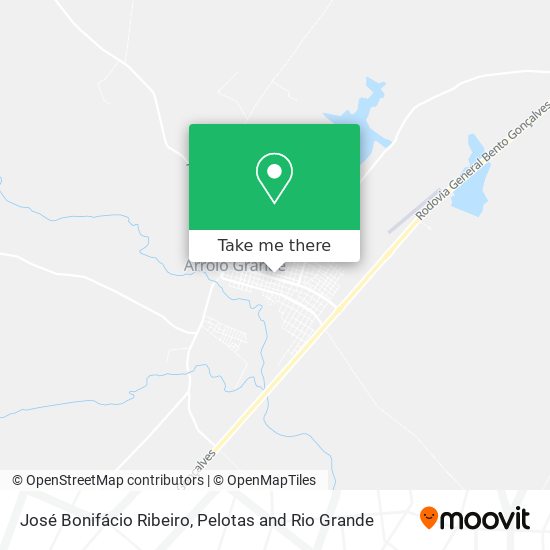 José Bonifácio Ribeiro map