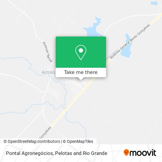 Pontal Agronegócios map