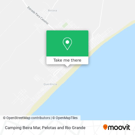 Camping Beira Mar map