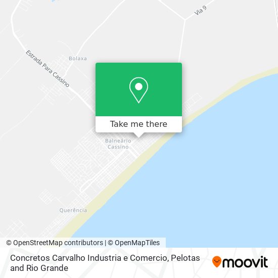 Concretos Carvalho Industria e Comercio map