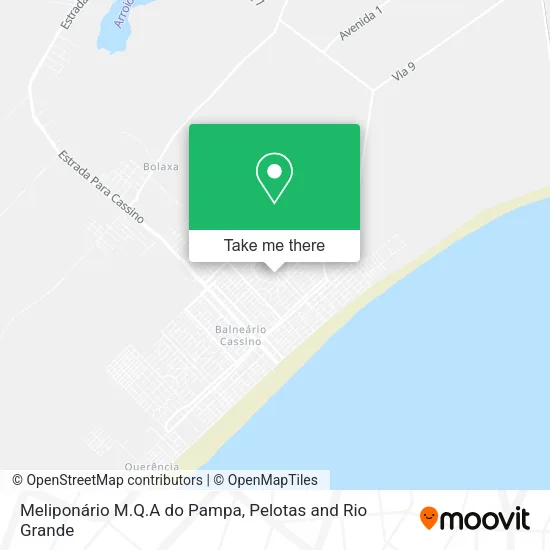 Mapa Meliponário M.Q.A do Pampa