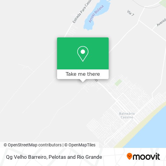 Qg Velho Barreiro map