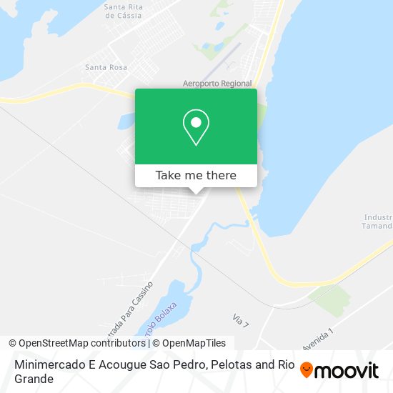 Minimercado E Acougue Sao Pedro map